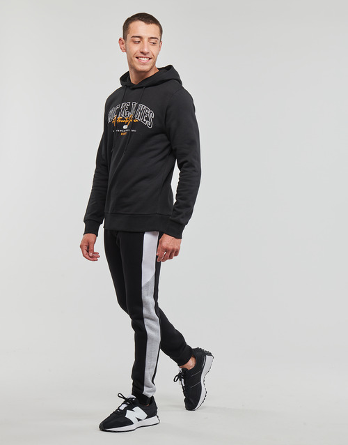 Jack & Jones - JJLARRY SWEAT HOOD - Noir