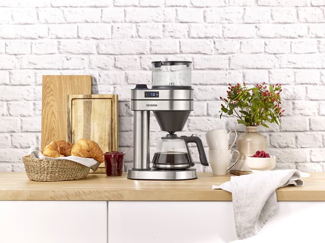 Severin Caprice Kaffemaskine 1450 watt Stål