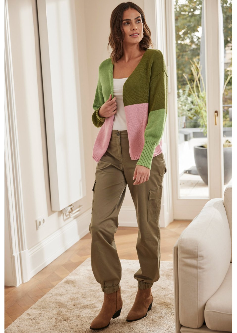 Gilet en maille oversized