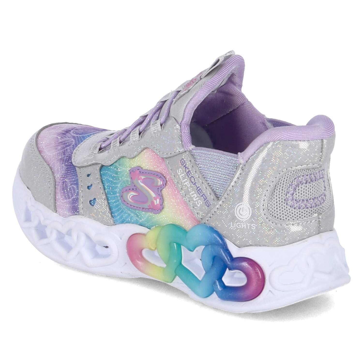 Skechers Slip-Ins-Sneaker ETERNAL SHIMMER - silber-multi