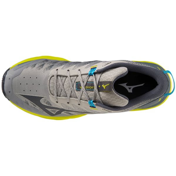 Chaussure trail MIZUNO WAVE DAICHI 7 GHOST GRAY/OMBRE BLUE/BOLT 2 (NEON)