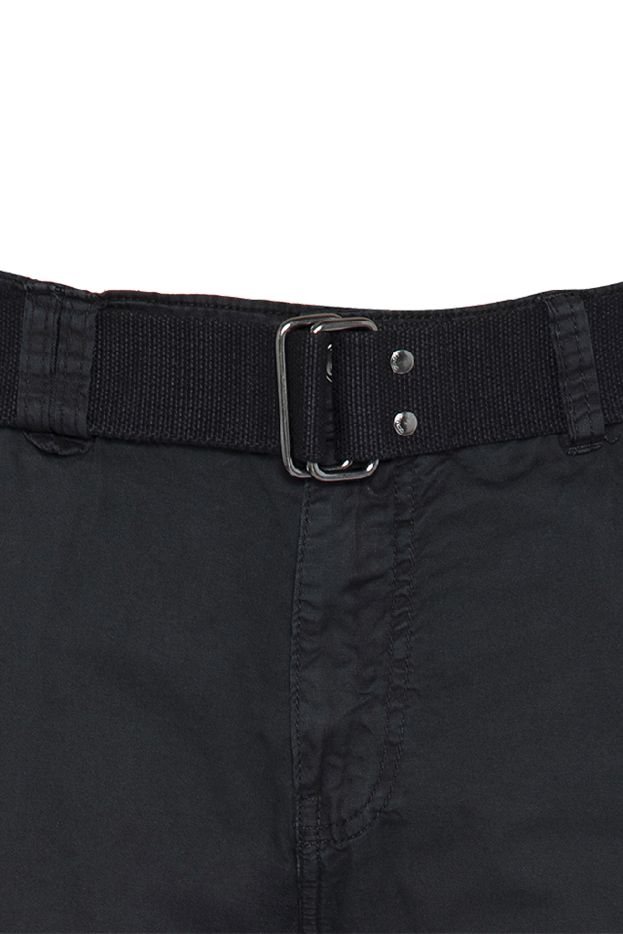 SCHOTT Short cargo en coton Noir