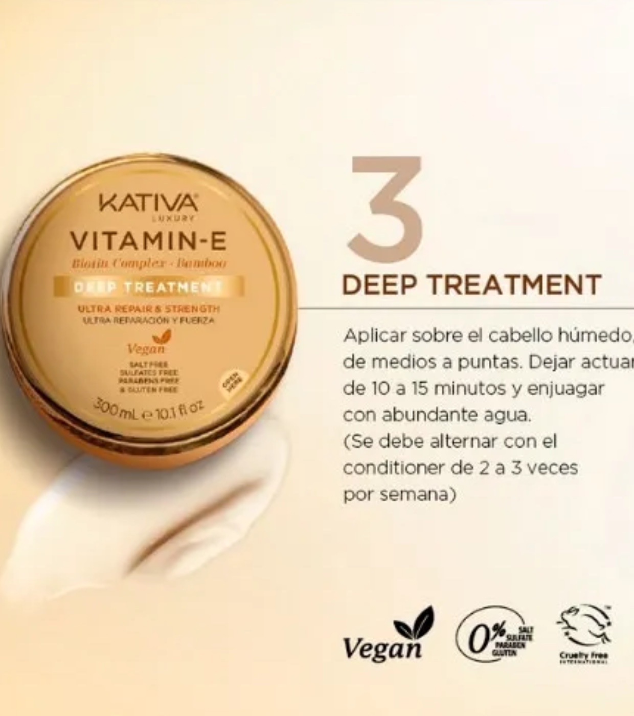 Kativa - Máscara Ultra Reparadora e Reforçadora