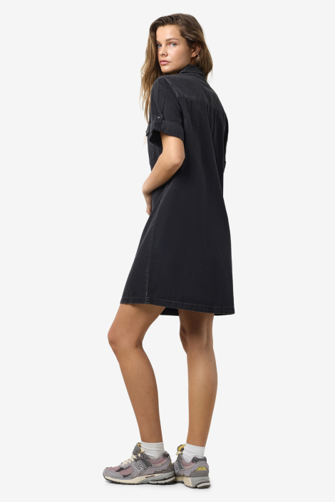 Noisy may zwarte dames jurk