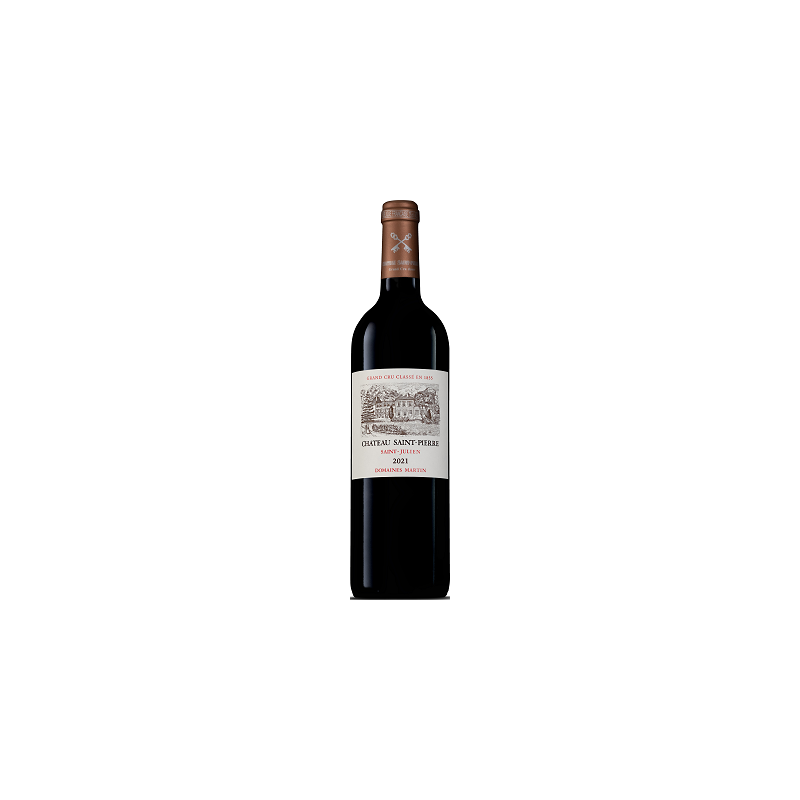 Château SAINT PIERRE 2022 - Saint-Julien - 4ème Cru Classé - par Caisse bois de 6 bouteilles 75 cl
