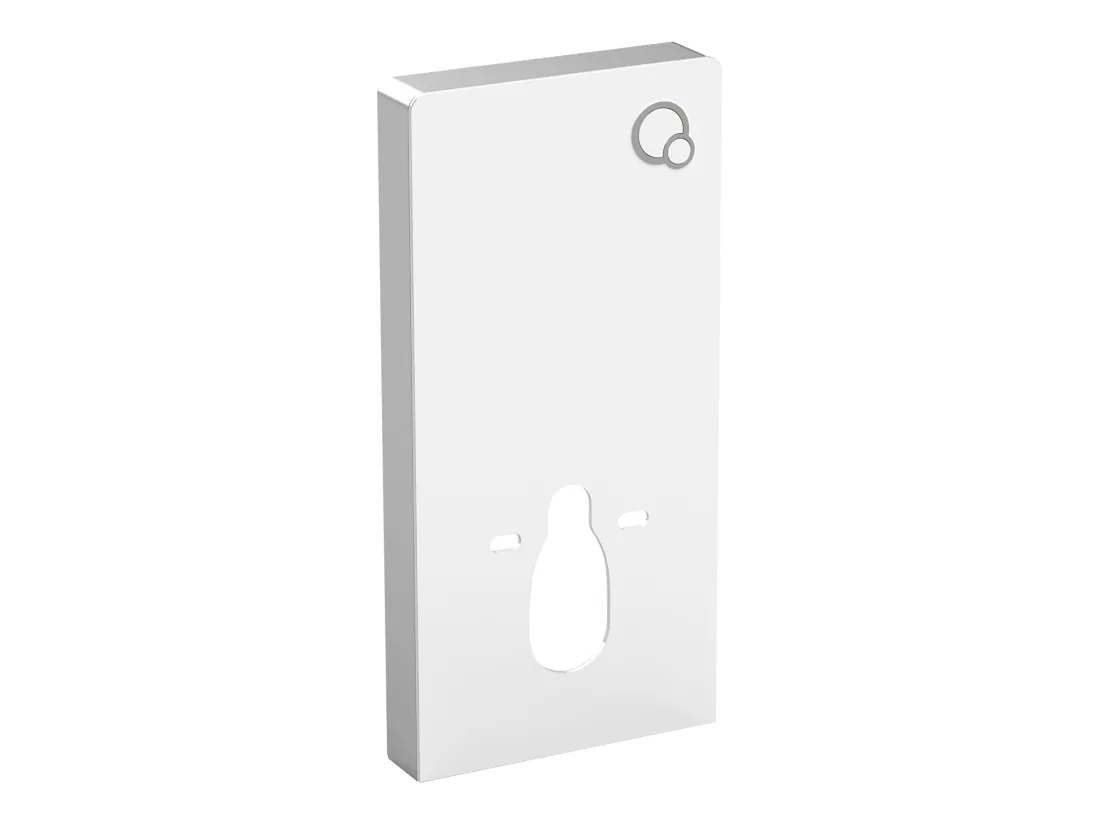 Pack WC suspendu avec bâti-support décoratif - Blanc brillant - JAVOINE