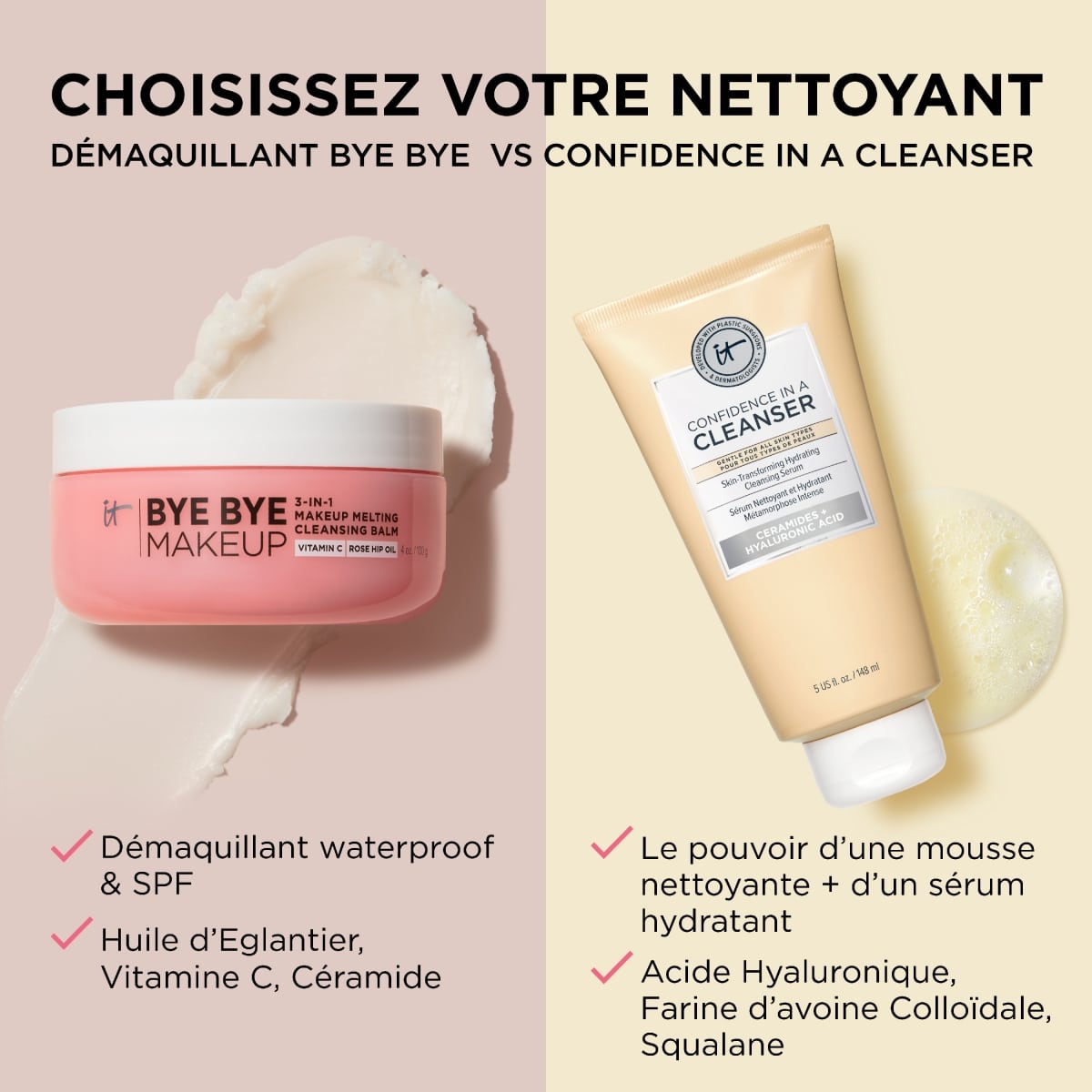 It Cosmetics Bye Bye Makeup™ Baume Démaquillant Fondant 3-en-1