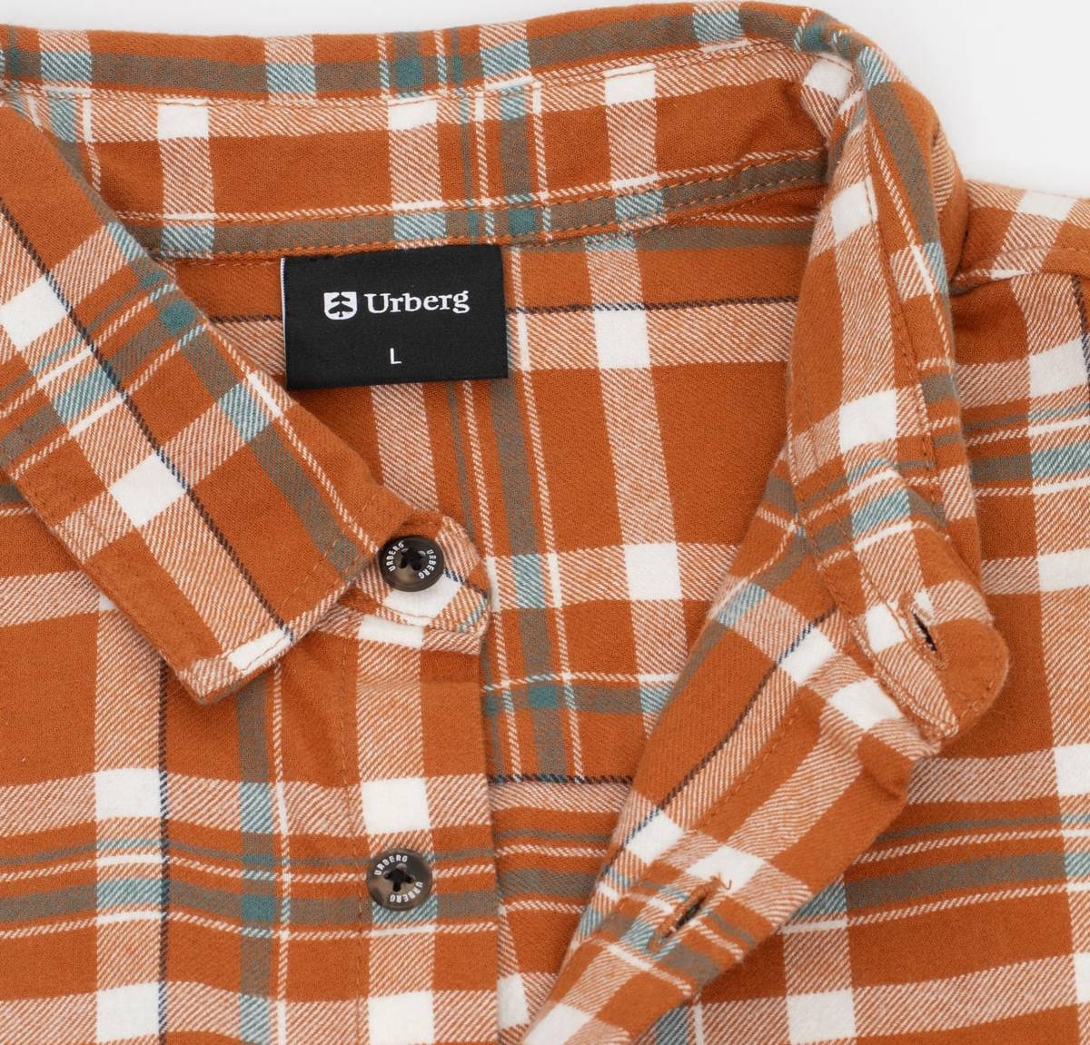 Urberg Flannel Ls W Strap Shirt Men Glazed Ginger