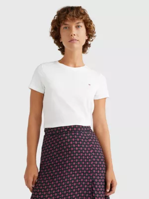 Camiseta Heritage com gola redonda