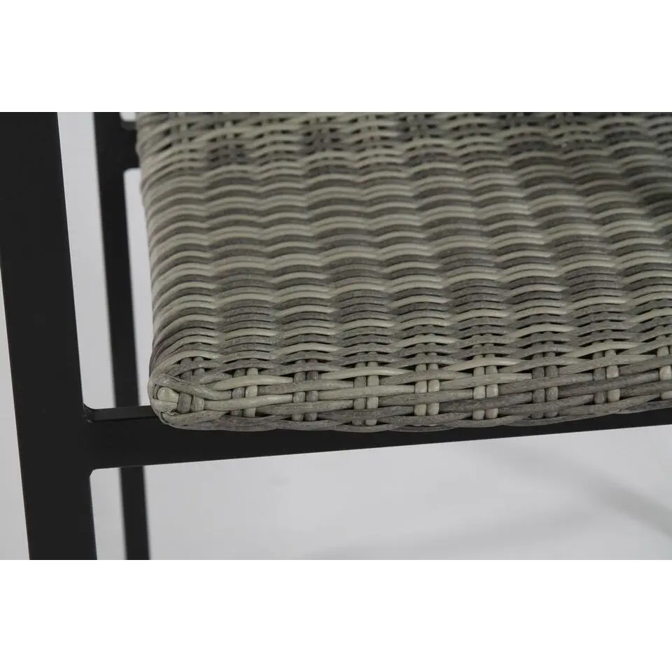 Tuinstoel stapelbaar Wicker Grijs-antraciet Lifestyle Garden Furniture Upton