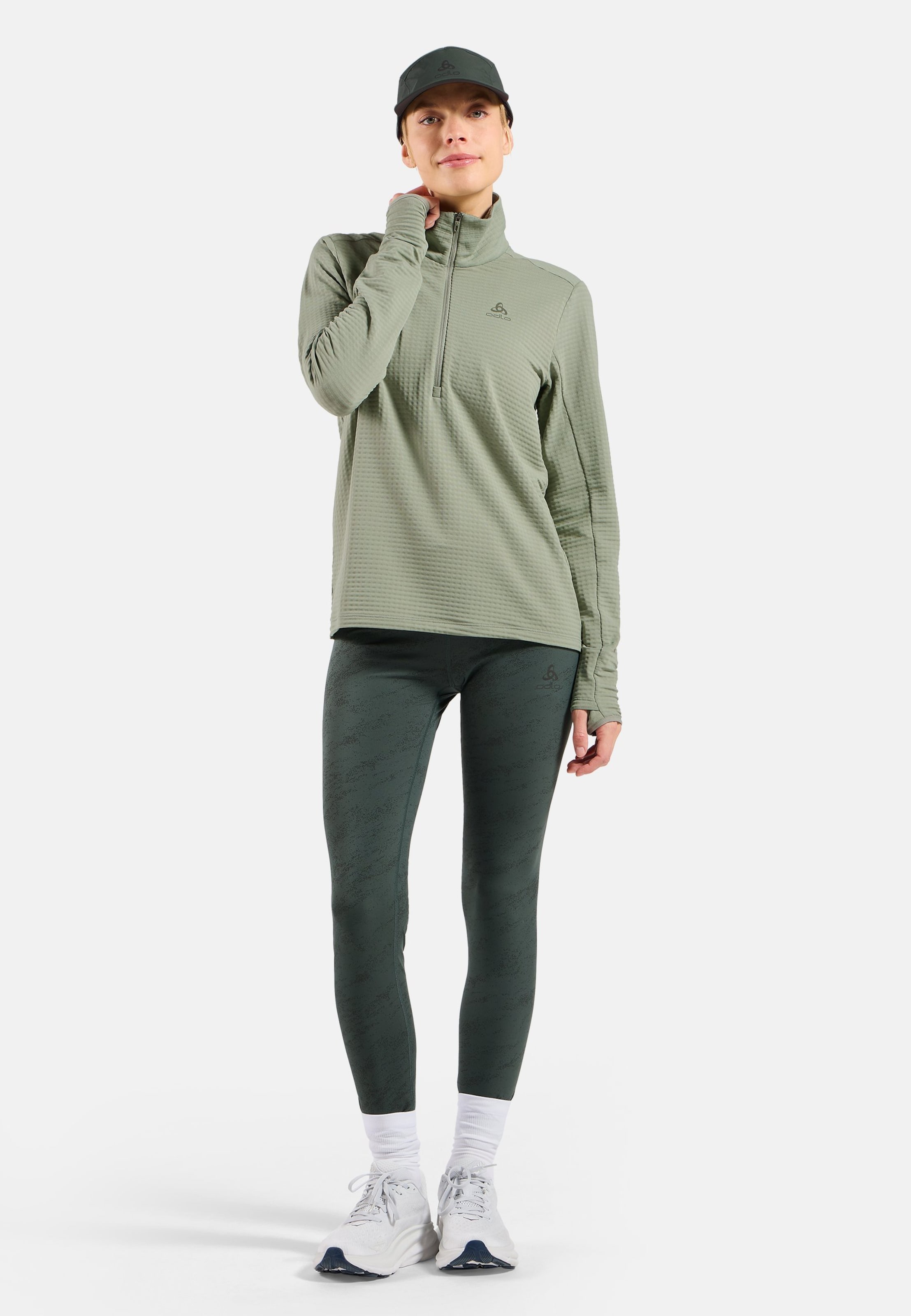Zeroweight Reflect Print Lauftights in urban chic