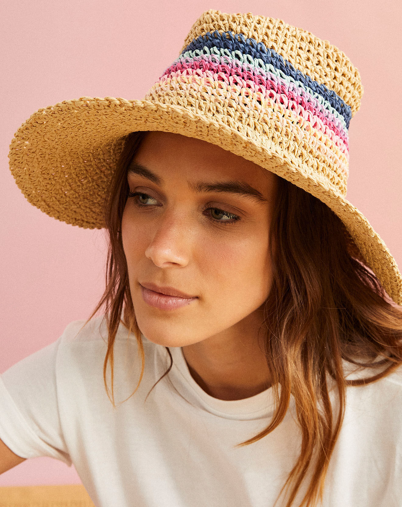 Wild Chapeau de paille Ruth naturel