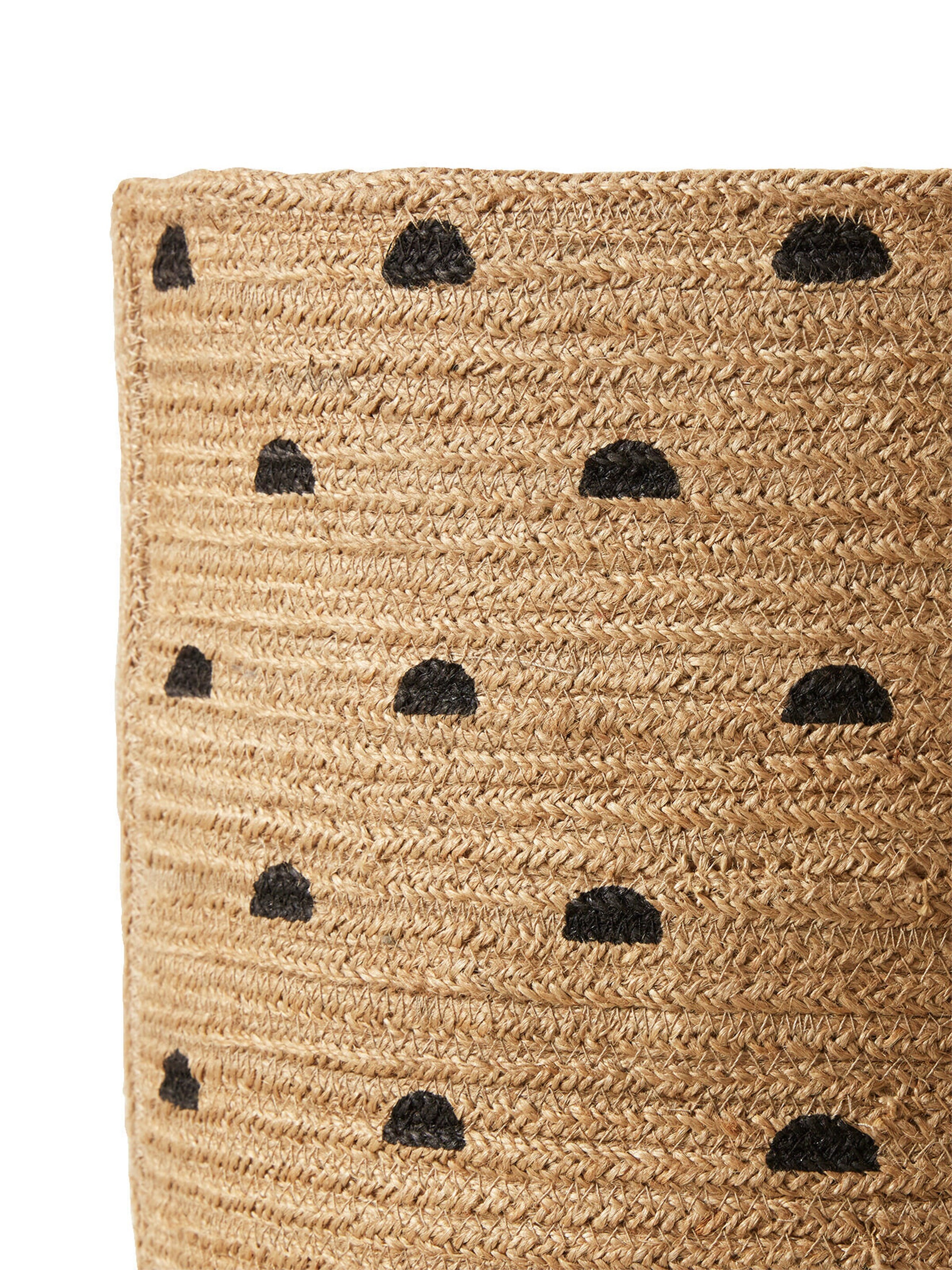 Vertbaudet Kinderzimmer XL Aufbewahrungskorb ETHNIC, Jute natur