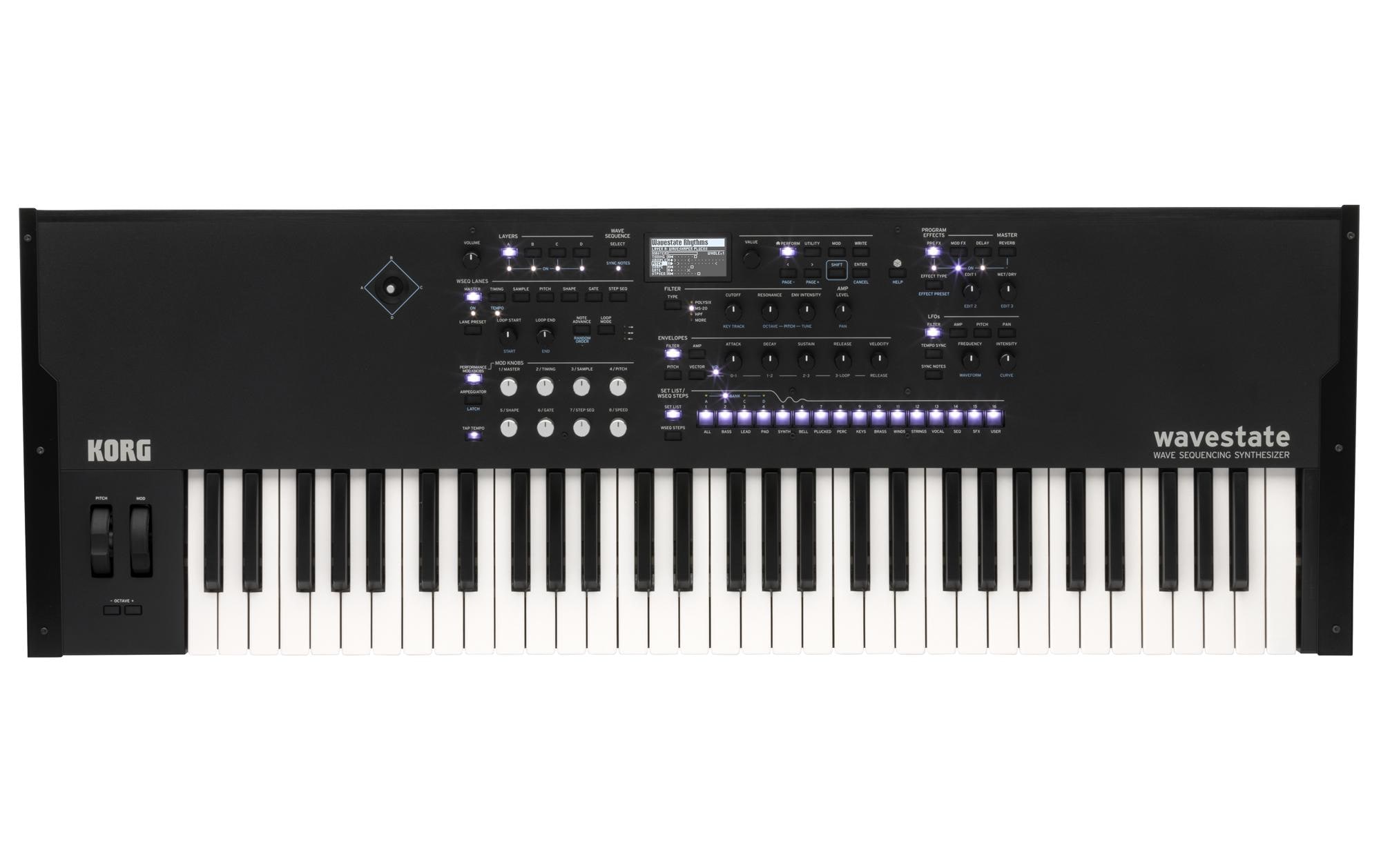 Synthesizer wavestate – SE<br>Organisch, inspirierend und unvorstellbar vielseitig