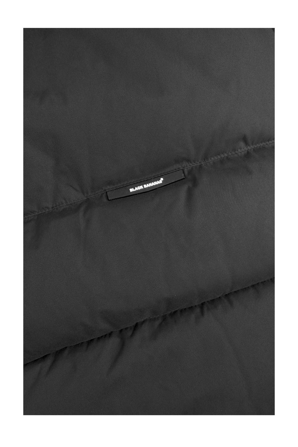 BLACK BANANAS gewatteerde winterjas JR. SONIK PLATE JACKET zwart