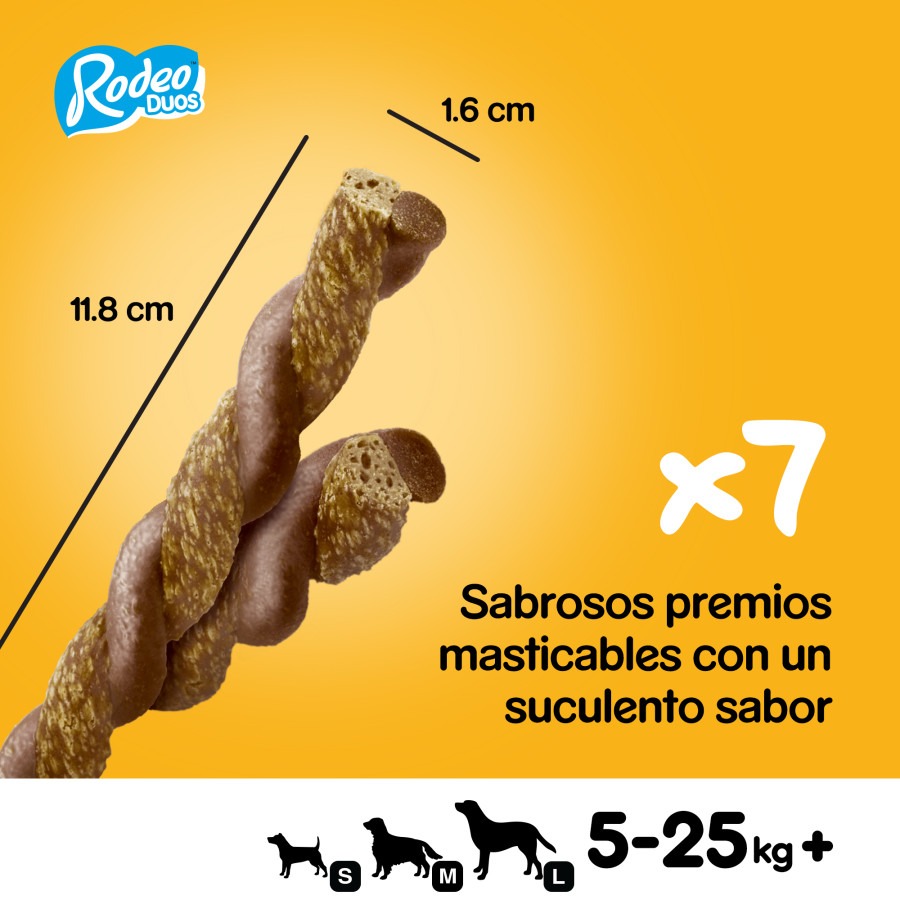 Petisco Pedigree Rodeo Duos sabor Frango e Bacon para Cães