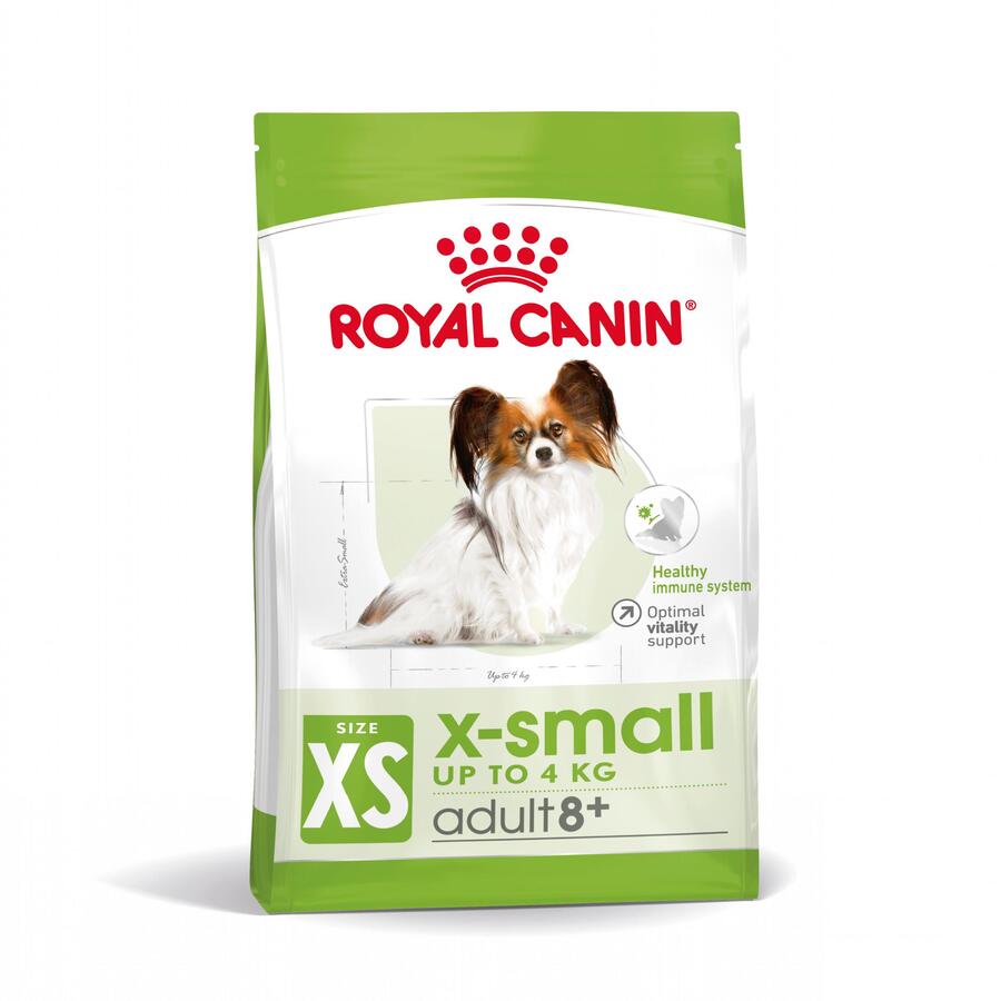 Ração Royal Canin X-Small para cães adultos com mais de 8 anos