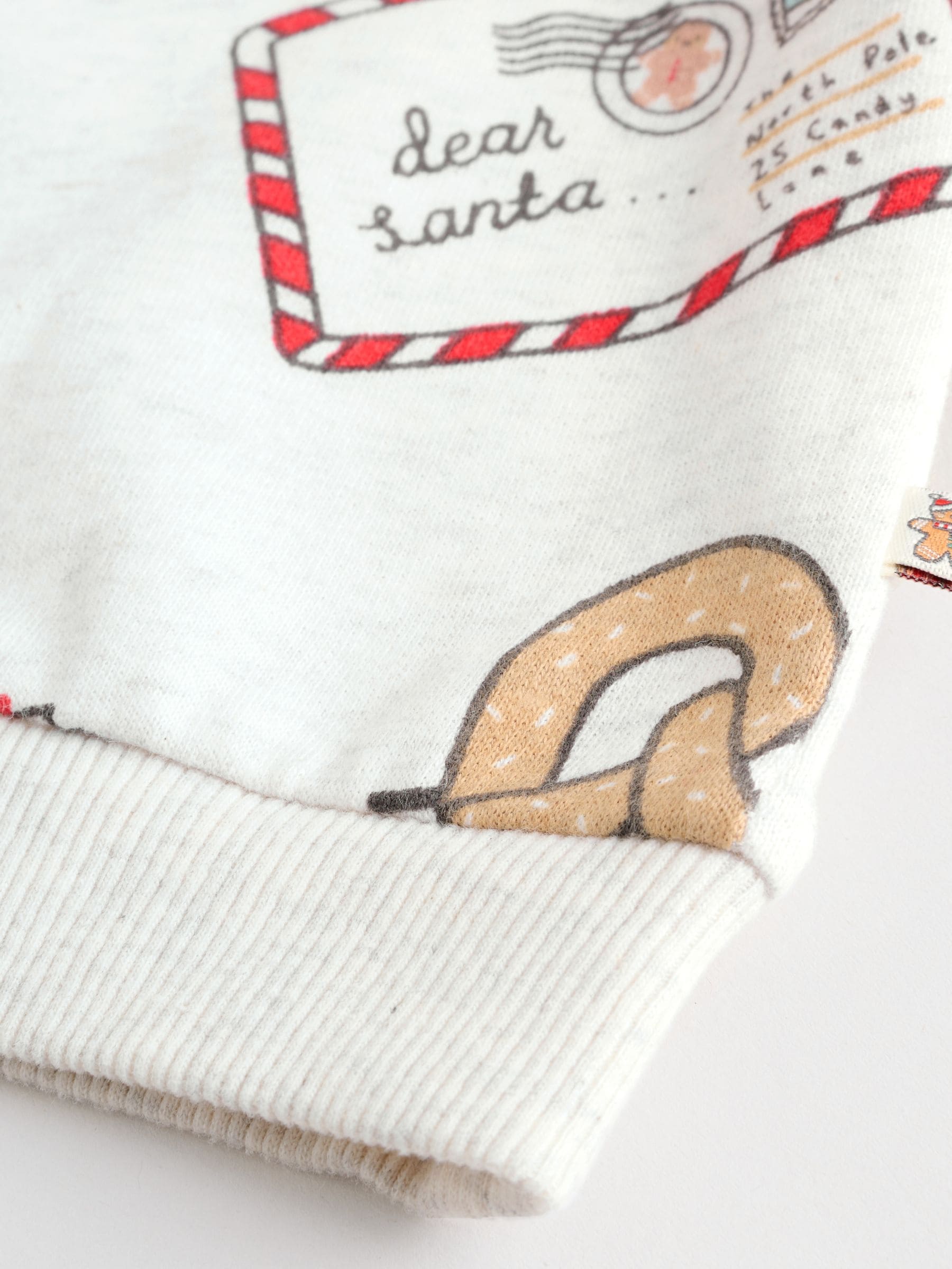 Grijze Santa Traktaties - Kerstmis Sweat en Joggingbroek Baby Set (0mnd-2jr)