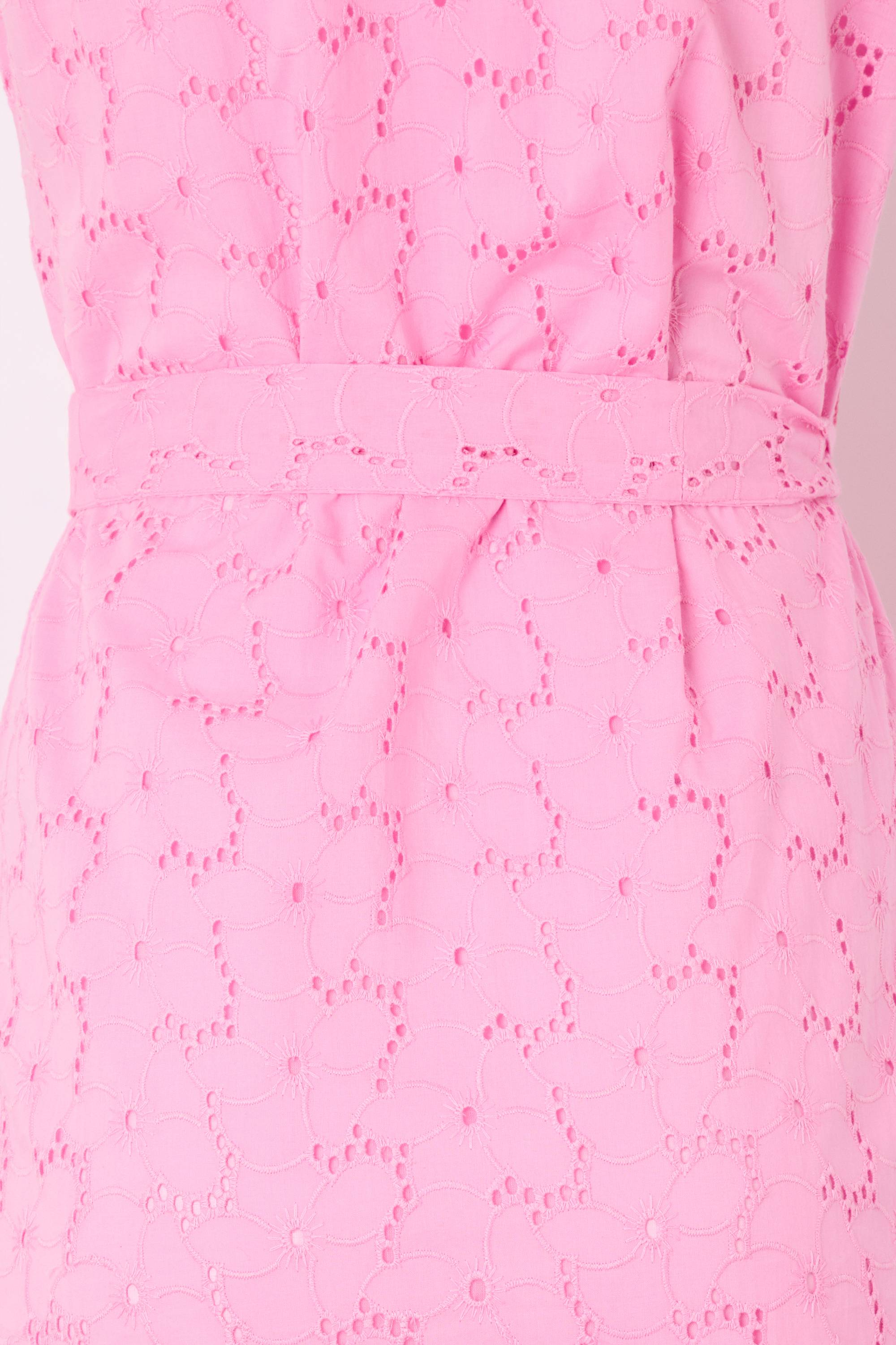 Wallis Robe Midi Brodée Petite Pour L'été