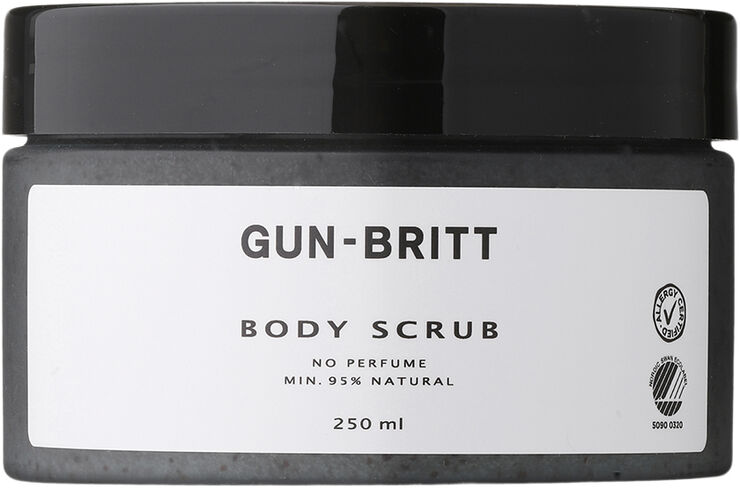 GB by Gun-Britt Body Scrub Svane og Allergy mærket