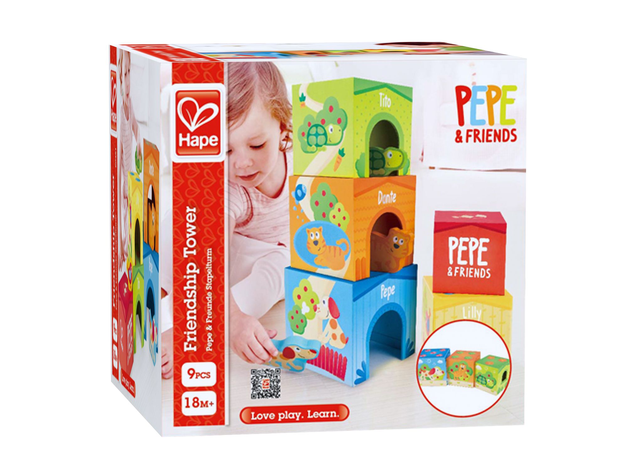 Hape Pepe & Friends Stapelturm