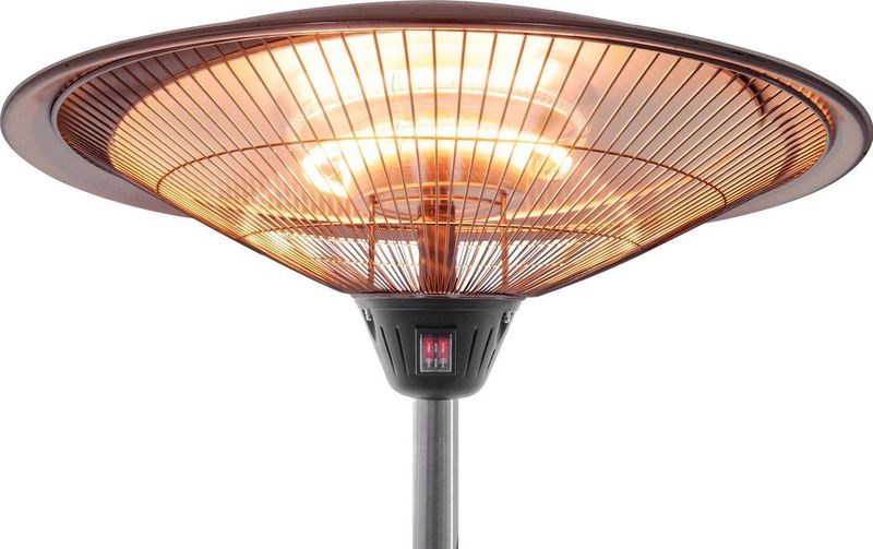 IRS 2020 - Design Staande Warmtestraler - Aluminium/RVS - Spatwaterbeschermd