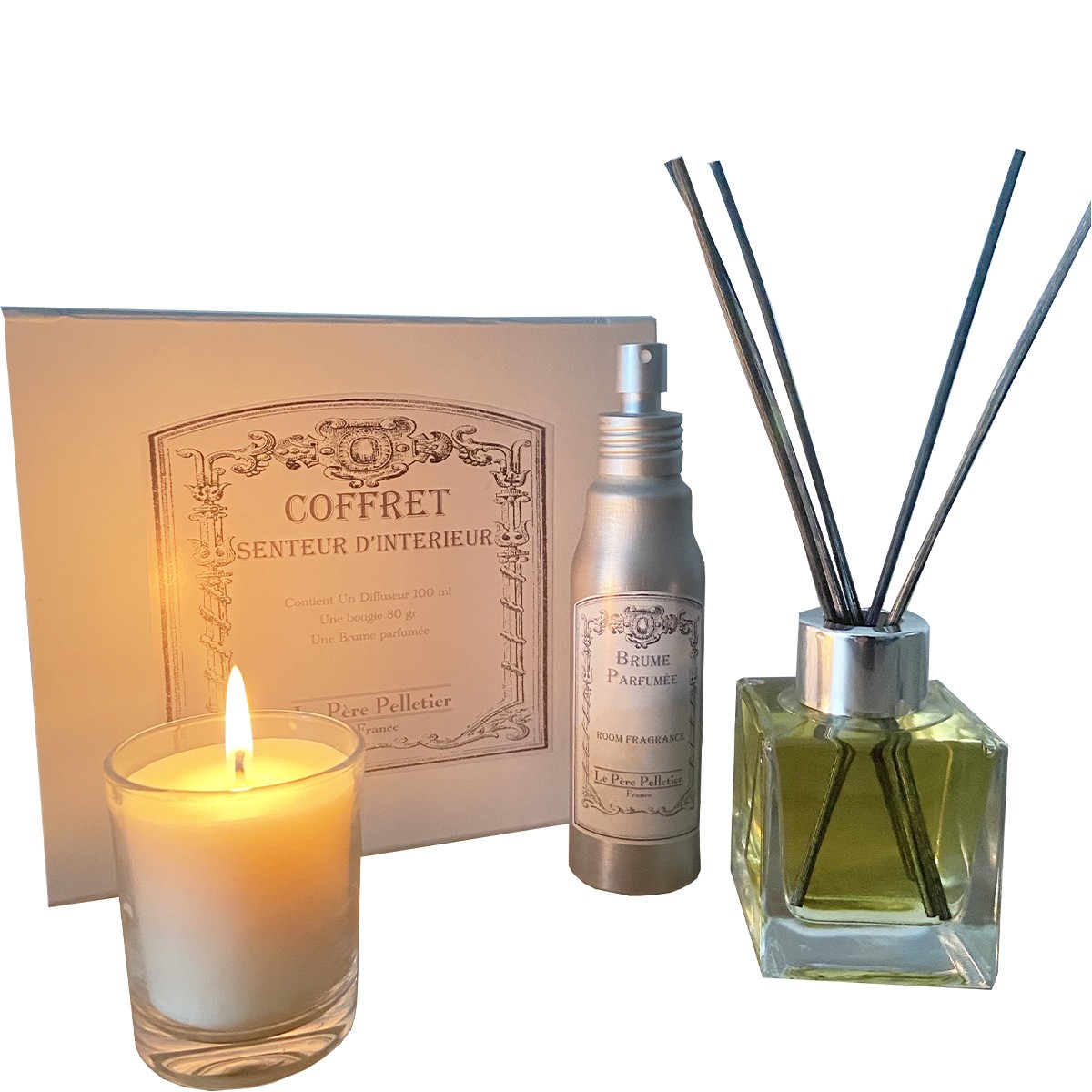 Coffret d'ambiance - Fleur de monoï - Floral oriental - 3 produits