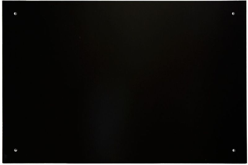 Glassboard - Zwart - 45x60 cm - Magnetisch - Beschrijfbaar