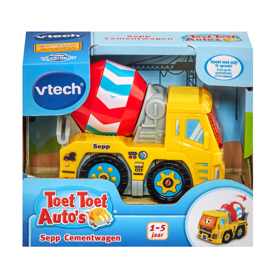 VTech Toet Toet Auto's Sepp cementwagen