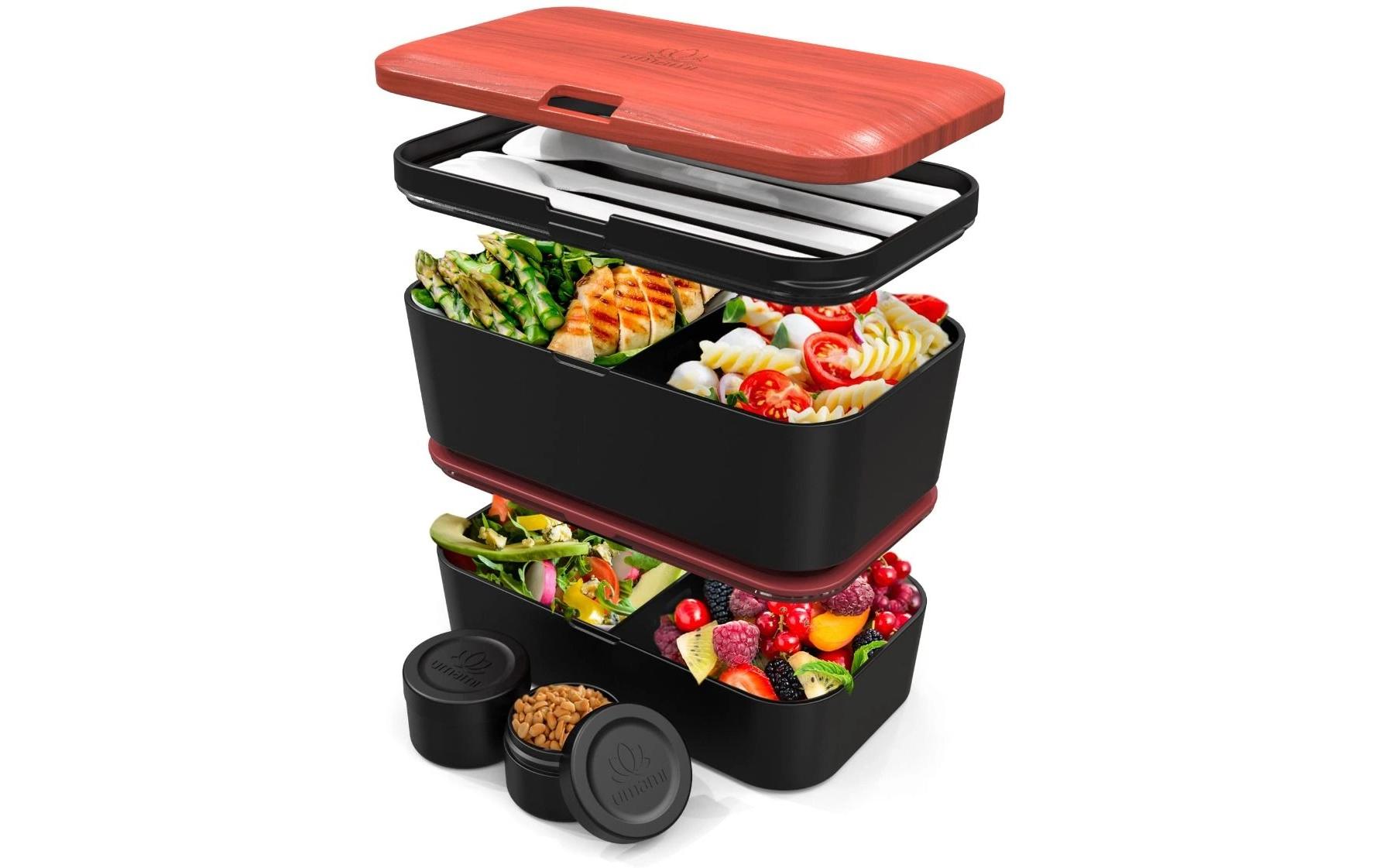 Lunchbox Nestable L Rosewood BlackPraktische und nachhaltige Lunchbox