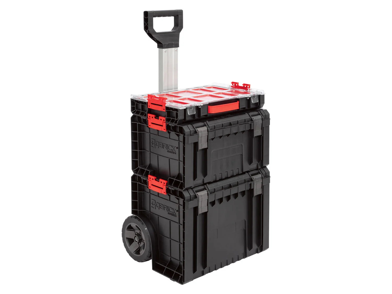 Conjunto de carrinho para ferramentas Qbrick System »Carrinho PRO + Caixa de Ferramentas PRO + Organizador PRO 100«