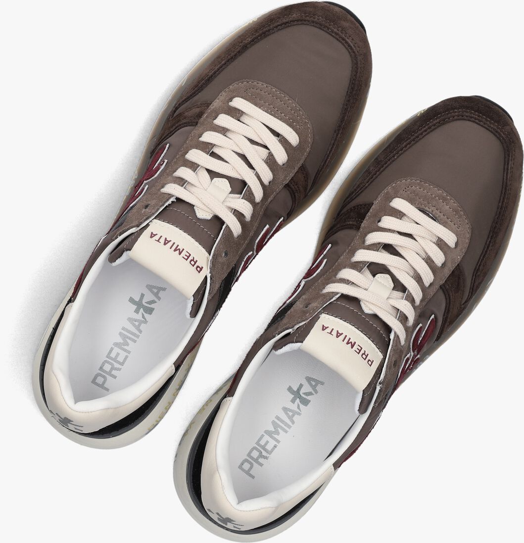 bruine premiata lage sneakers mick