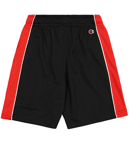Champion Shorts - Schwarz/Rot