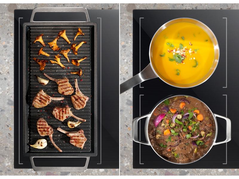 Electrolux Induktionskochfeld GK29TCIO Aufliegend/Flächenbü Kochfeld mit 2 Kochzonen