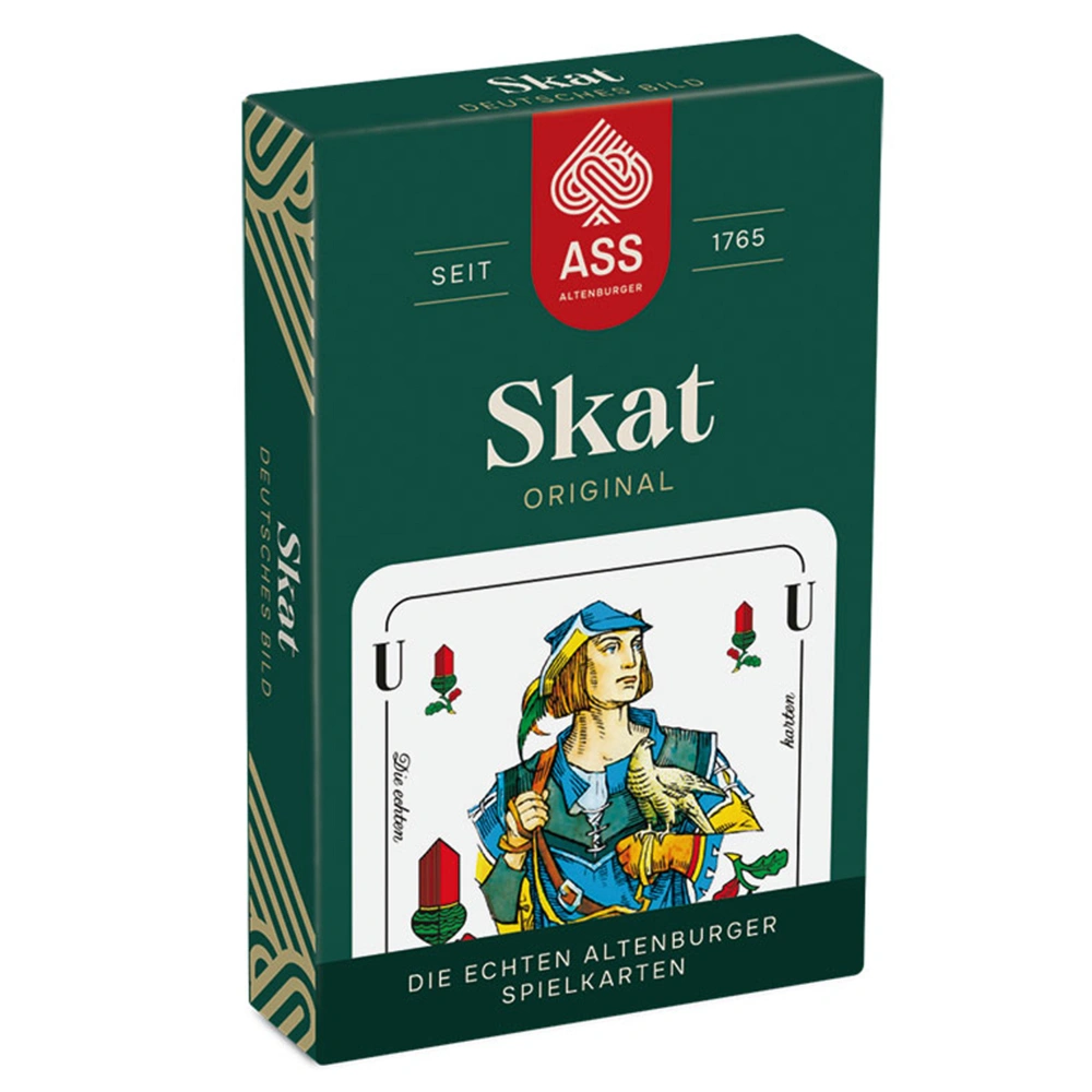 FSC Skat, deutsches Bild, Kornblume®, in Faltschachtel (plastikfrei im Spiel)