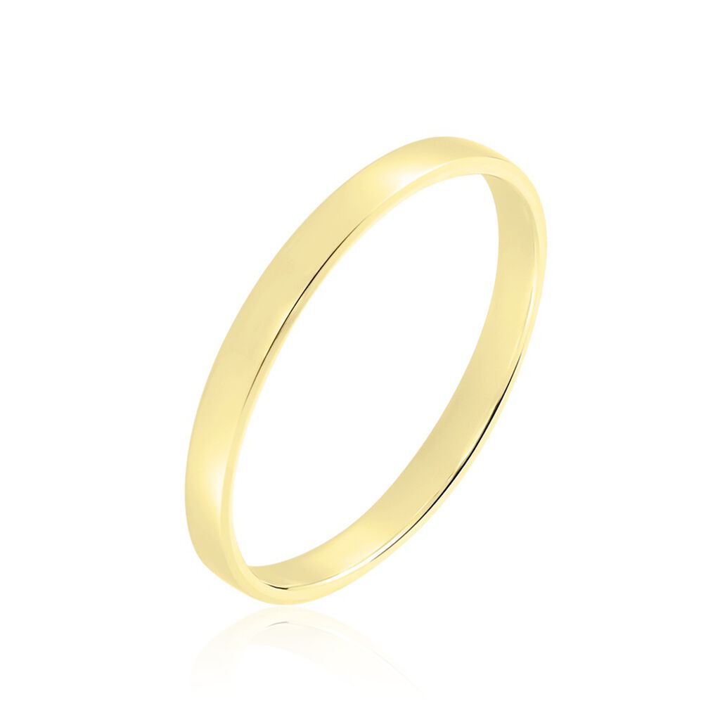 Alliance Julie Ruban Classique Or Jaune