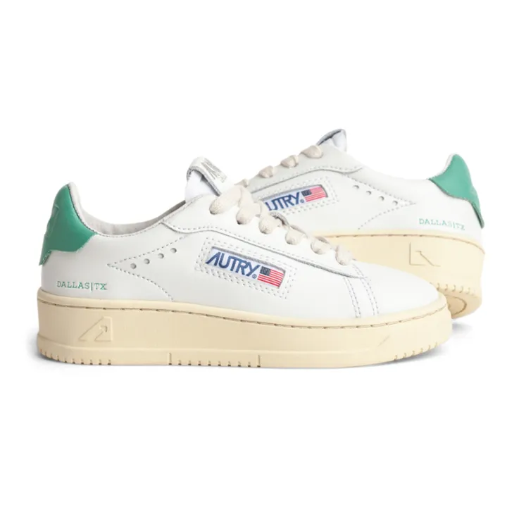 Autry Baskets Kids Medalist Low Cuir | Vert