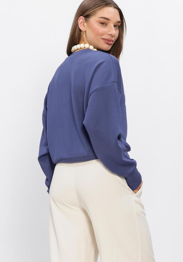 blauwe mos mosh sweater mmnima o-ls  sweatshirt