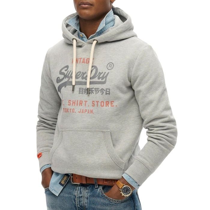 Superdry Vintage Logo Heritage Relaxed Hoodie Heren
