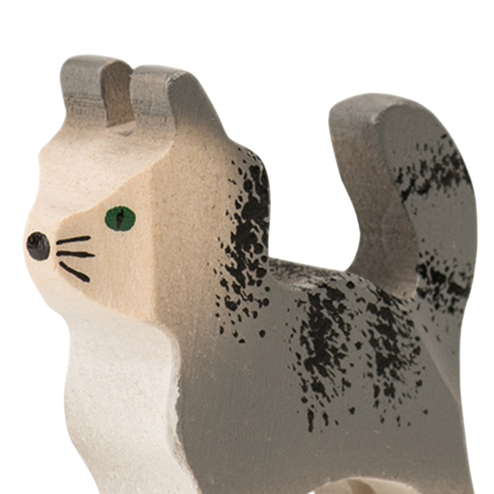 Trauffer Katze Mr. Grey Holztier Trauffer