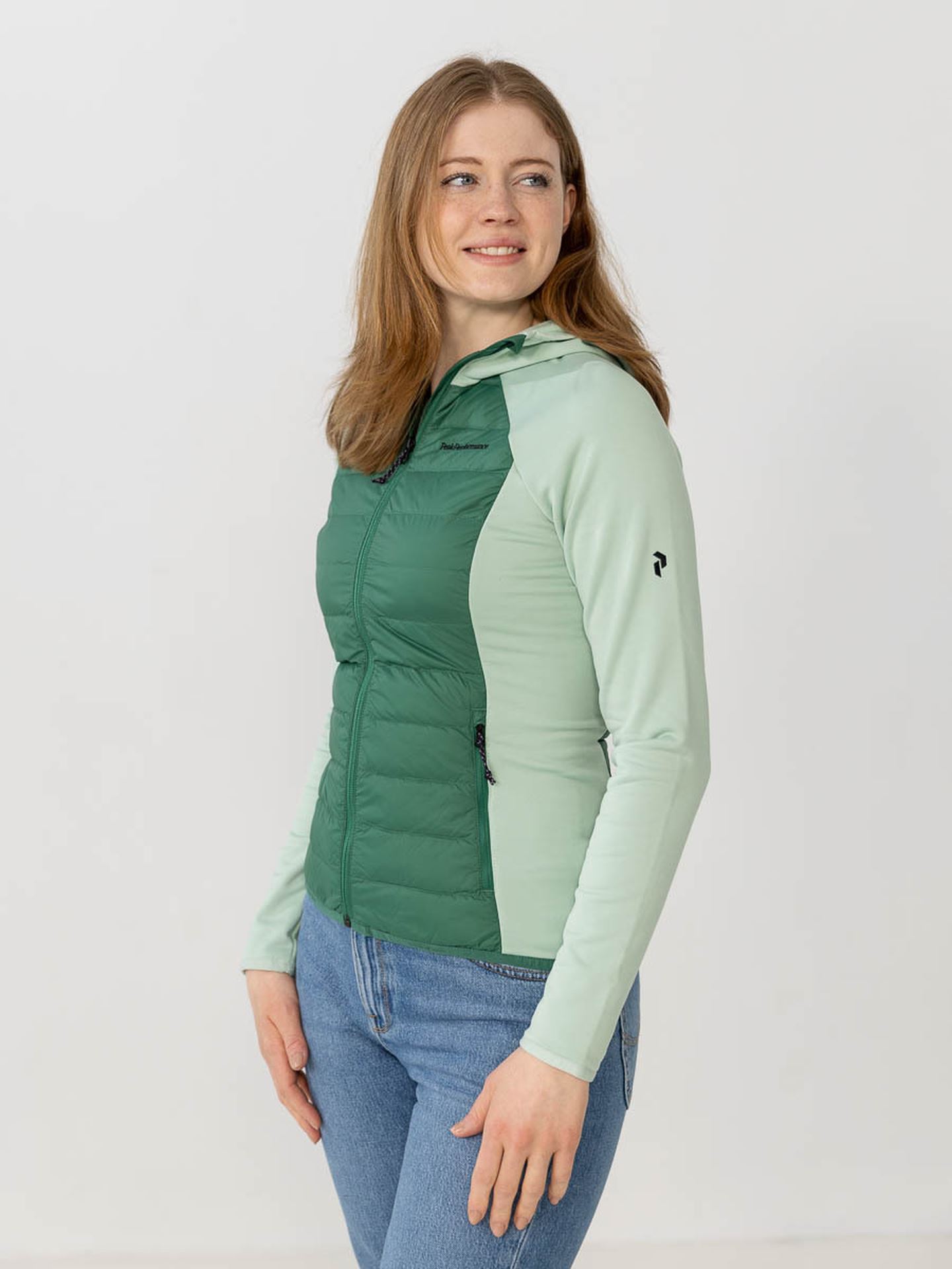 Down Hybrid Hood Jacket