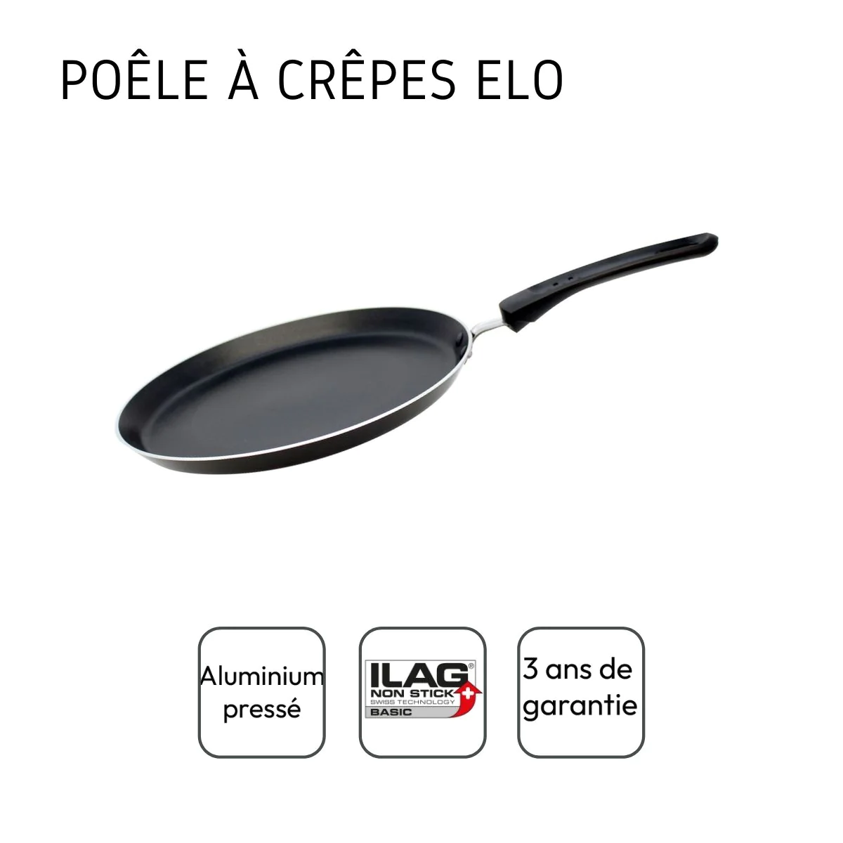 Crêpière en aluminium 24 cm Bratprofi Elo
