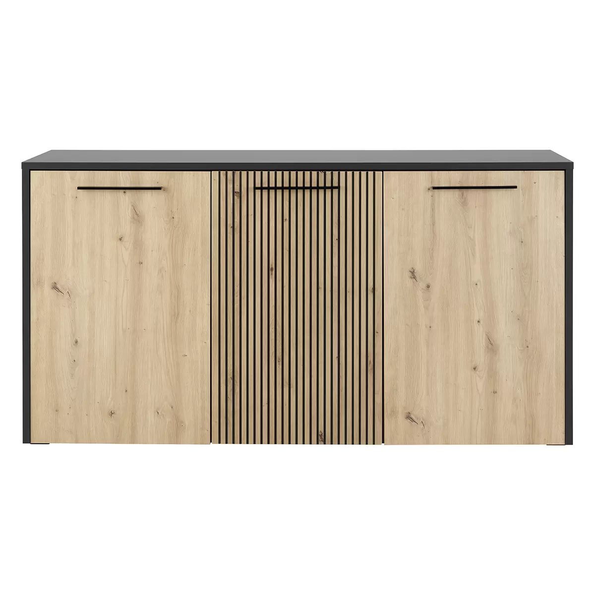 Kommode Luis Artisan Eiche,schwarz