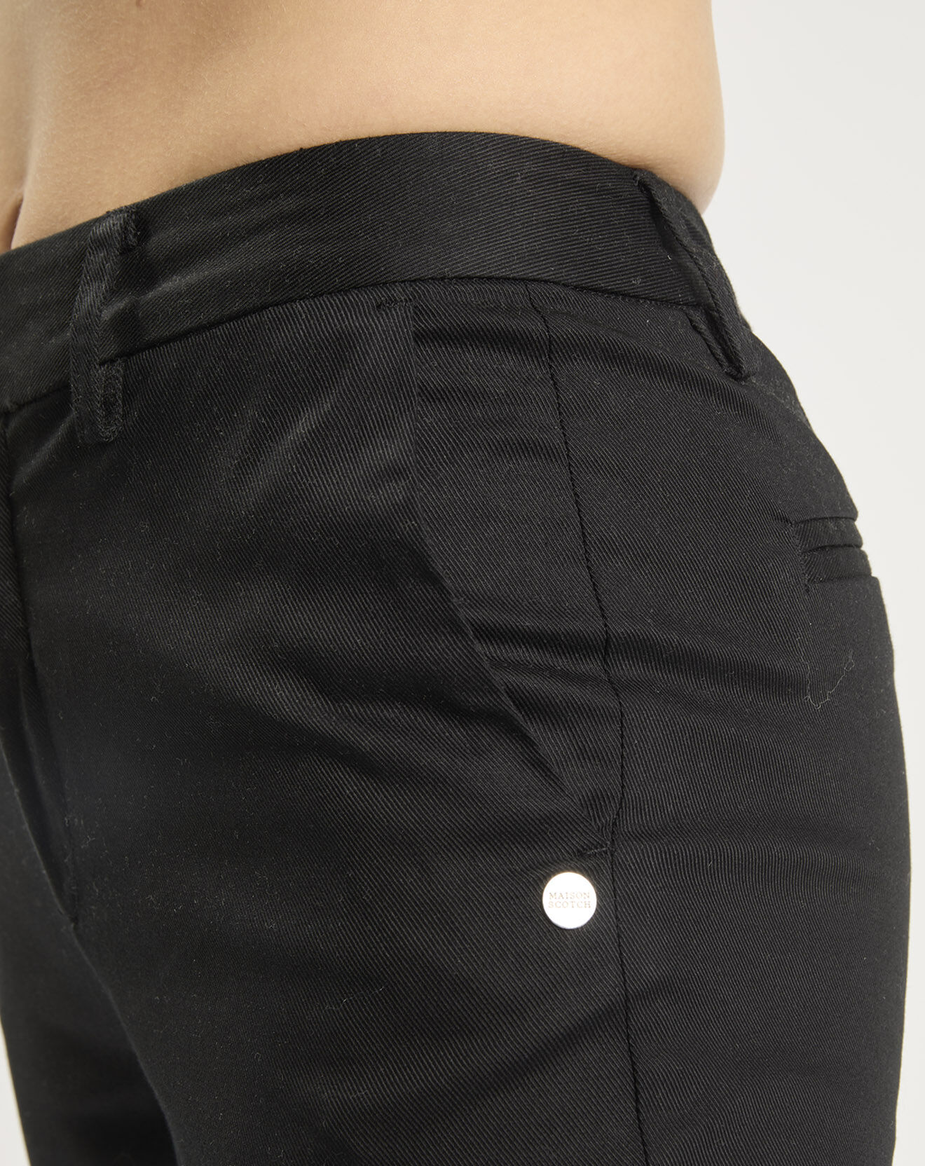 Scotch & Soda Pantalon Chino Slim Fit noir