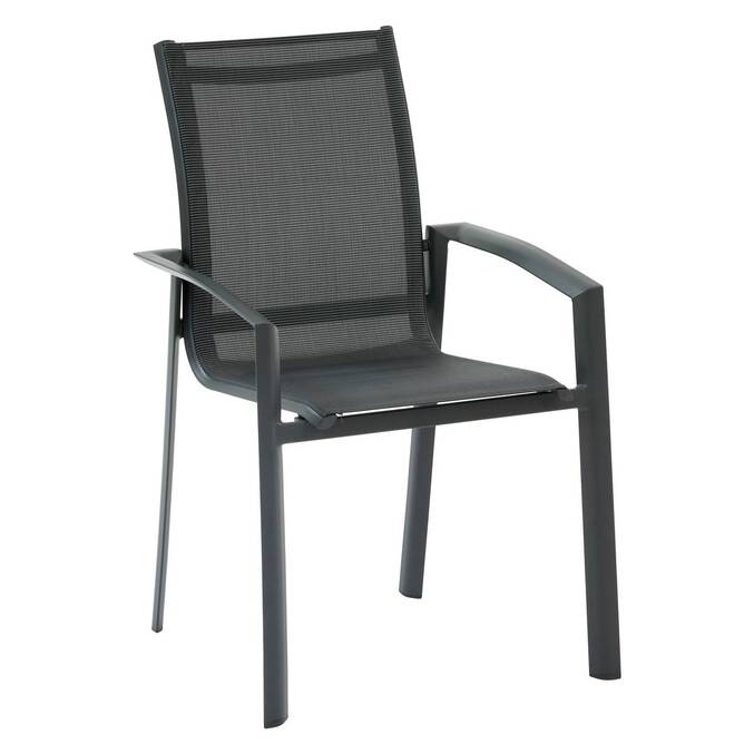 Fauteuil de jardin AXANT Gris poivre / Graphite