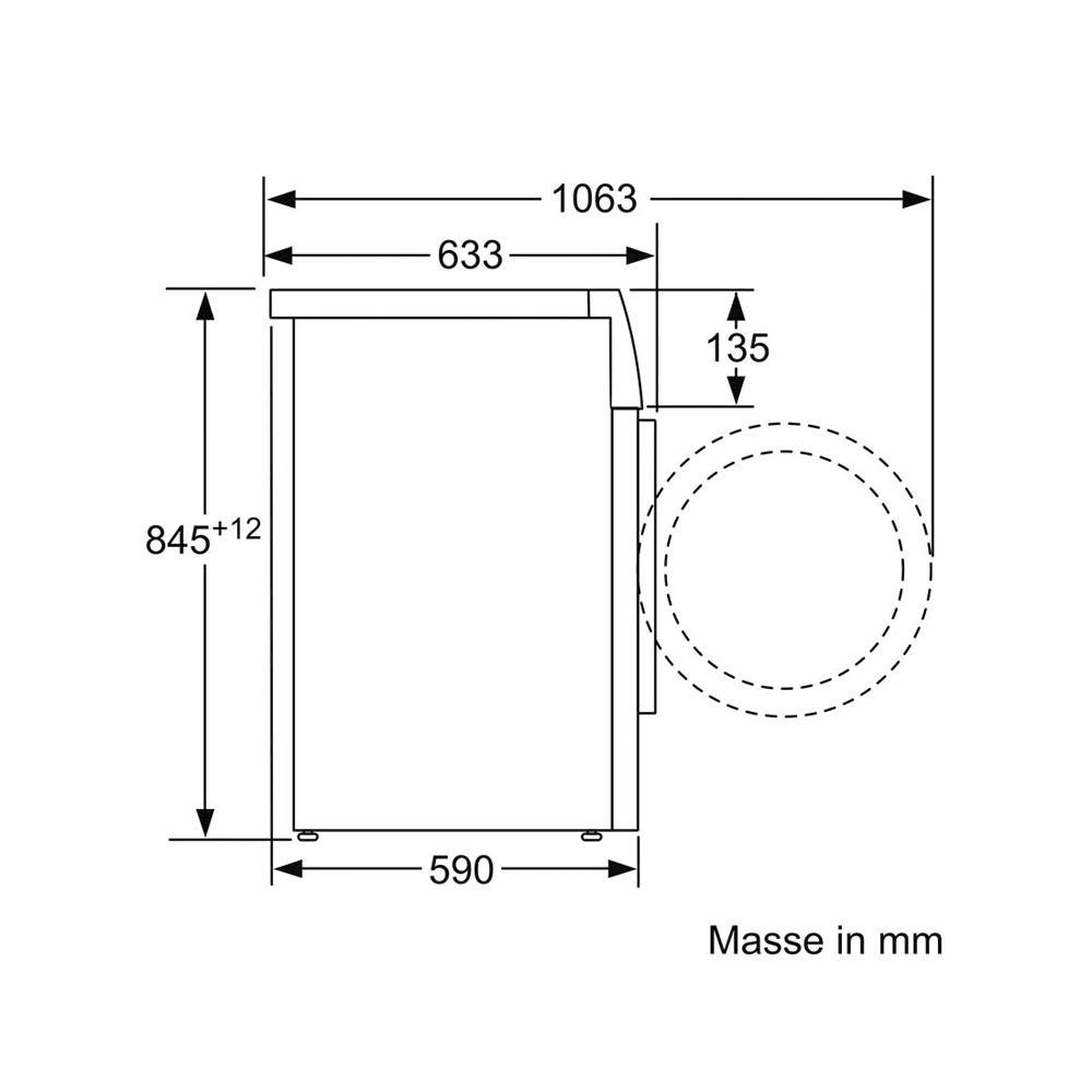 Siemens WQ33G2V4CH  8kg & WM14N193CH 8kg Waschturm