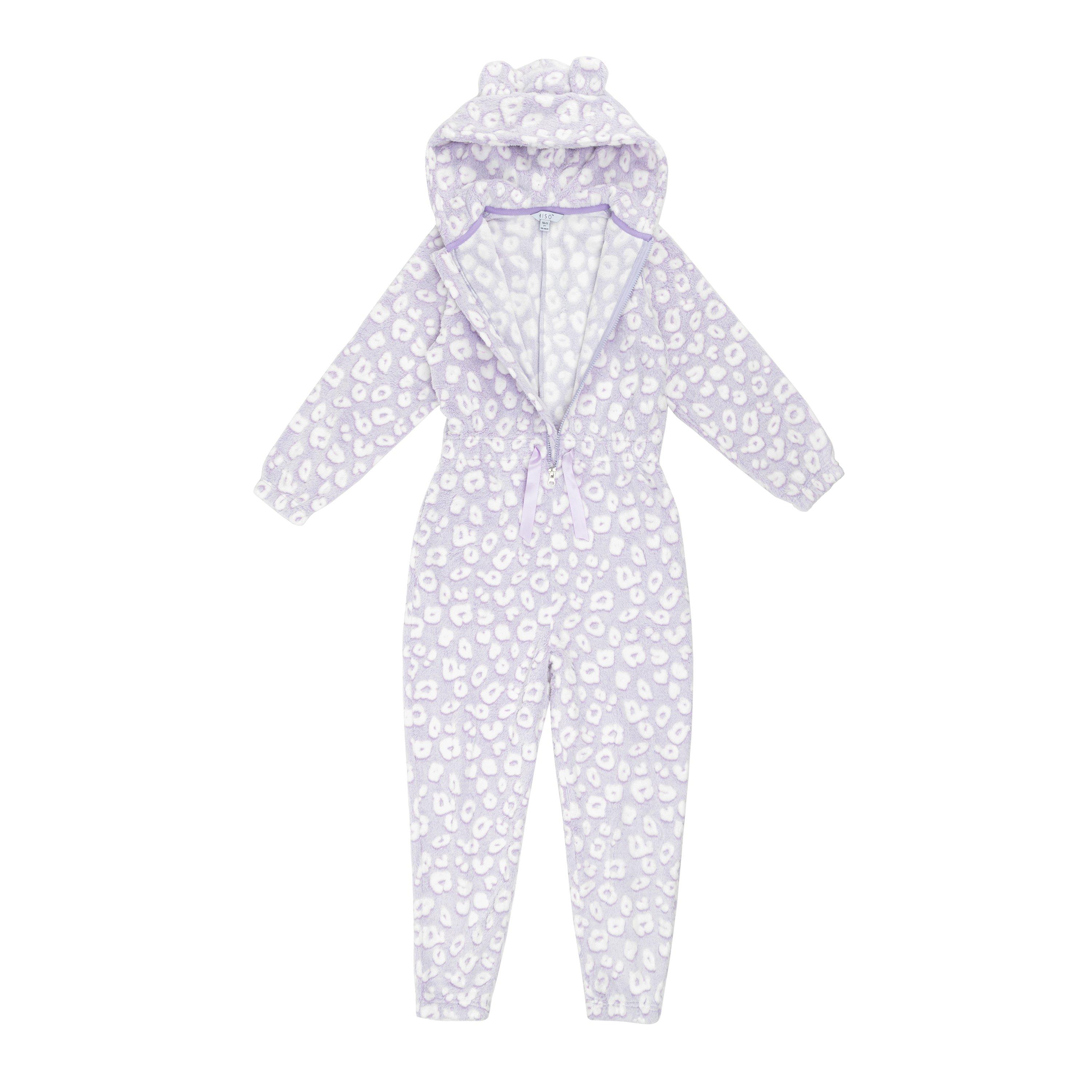 Miso Kids Girls Burnout Leopard Onesie