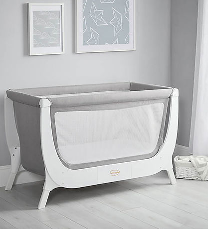 Shnuggle Kinderbett - Umbausatz - 125 x 66 cm - Stone Grey/Weiß