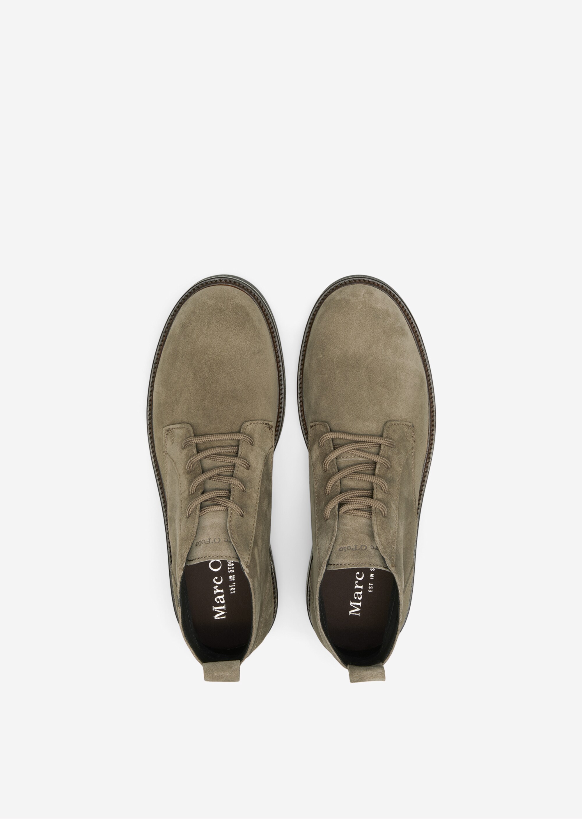 Desert-Boot aus softem Velours-Kalbleder