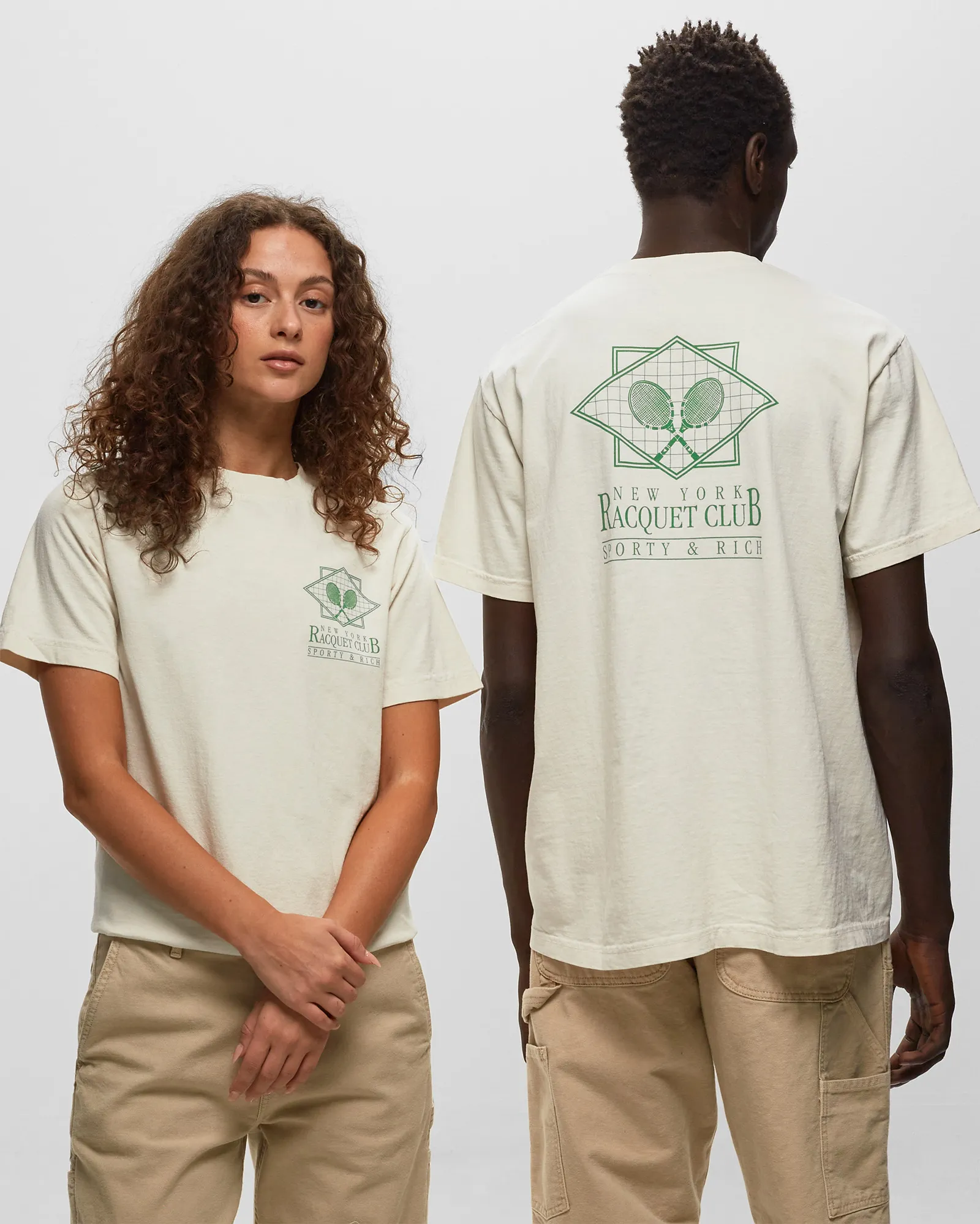 Sporty & Rich NY RACQUET CLUB T SHIRT